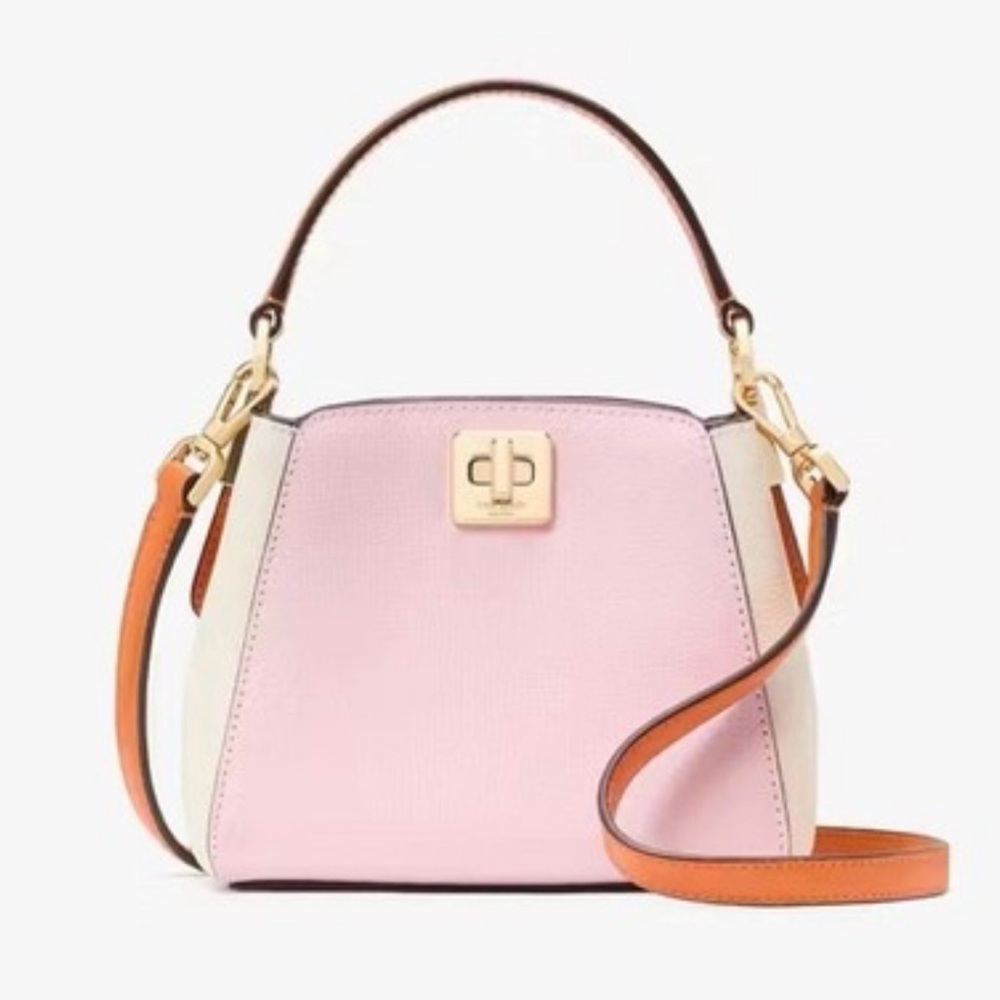 Kate Spade Phoebe Colorblock Mini top handle Pink Horizon crossbody KK134 XT5